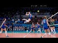 Top 50 best womens volleyball spikes  3rd meter spikes  powerful spikes