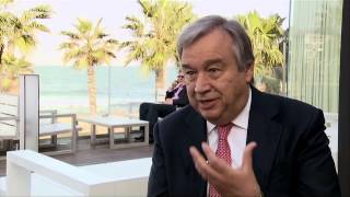 UN refugees chief: without media, events 'do not exist'