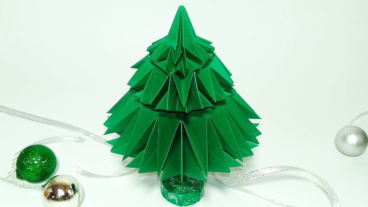 New Easy Origami Christmas Tree Paper Christmas Tree Ideas For Christmas