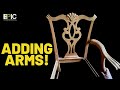 Adding arms to chairs design stage