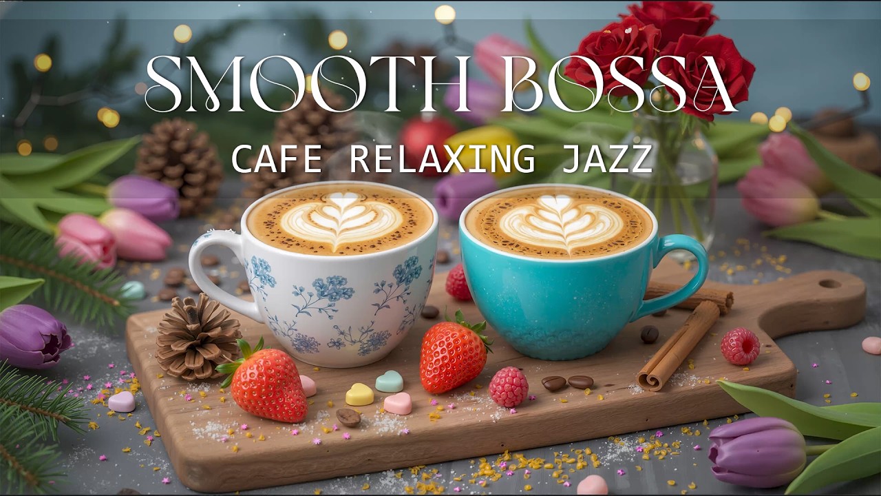 Весенний утренний джаз в кафе 🌼 Нежная босса-нова для спокойных моментов