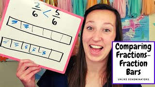Comparing Fractions with a Fraction Bar