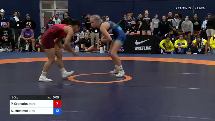 50 Kg Round Of 16 - Pauline Granados, McKendree Be...