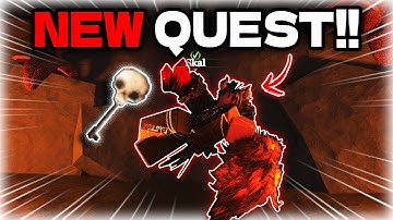 How To Get The NEW Demonite Key QUEST in The Forge! | Roblox