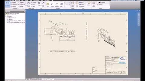 Midas Technology - AutoCAD Inventor Suite 2010 - Inventor Drawings in AutoCAD