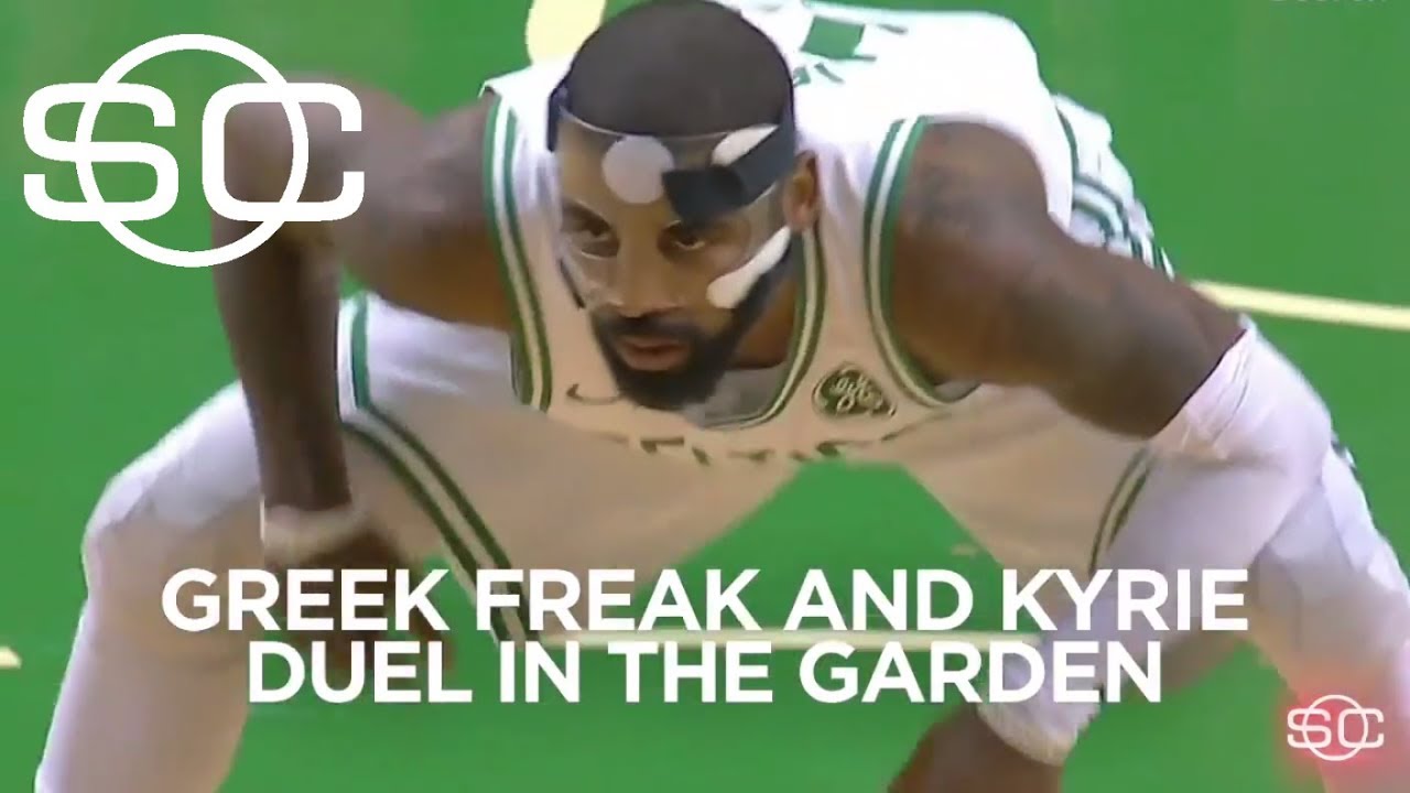 Kyrie Irving outduels Giannis Antetokounmpo in the Garden ...