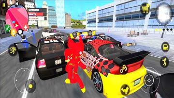 Flash Speed Stickman Rope Hero Vegas Crime Simulator 2022