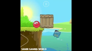 Red Ball 4 Red Ball push square in water and jump in water Level 10