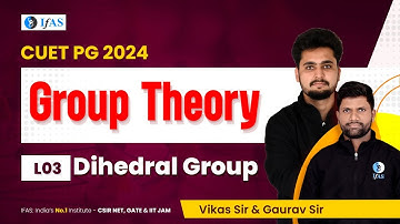Group Theory | Dihedral Group | CUET PG  Mathematics 2024 | L-3