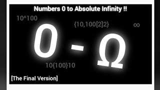 Numbers 0 To Absolute Infinity The Final Version