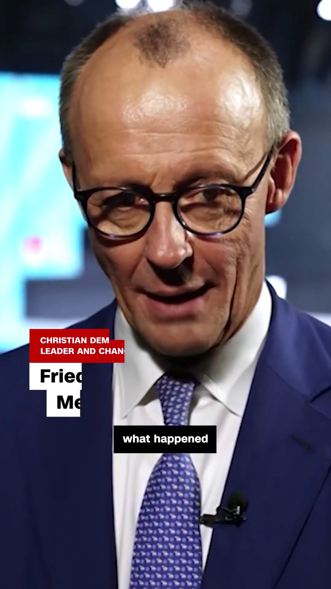 German Chancellor candidate on President Trump