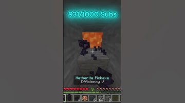 Mining Obsidian in Minecraft