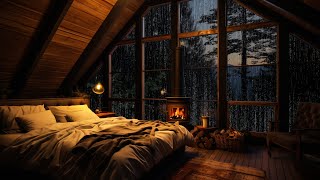 Immerse Yourself in Rainy Night Ambience | Sleep Deeply with Gentle Rain Falling on the Window