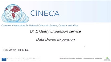 Query expansion - Data driven expansion