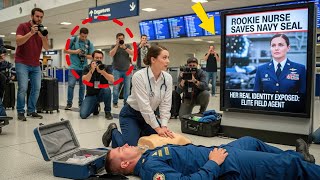 A Rookie Nurse Saved a Navy SEAL at the Airport — Then Her Real Identity Was Exposed