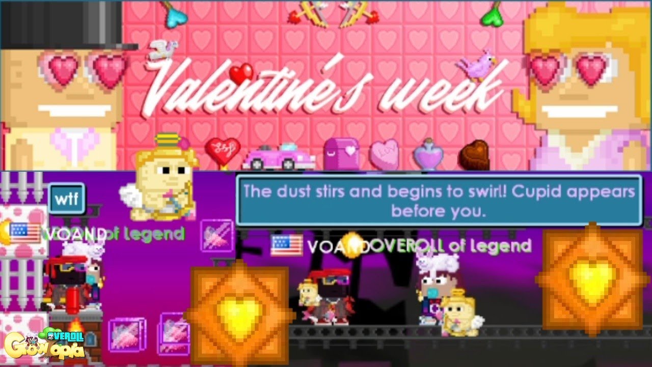 Buying 200 Valentine's Goodies ! GHC ? Making Cupid Leash Growtopia
