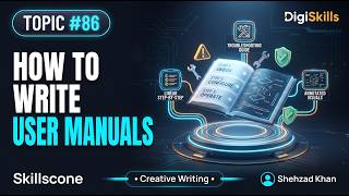 How to Write User Manuals | Topic #86 Creative Writing  - Skills Cone
