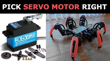 How to pick the right SERVO MOTOR for your project: Picking the right Torque.