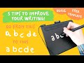 Improve Your Handwriting On A Pen Tablet! | The Ultimate Guide (+ free template!)