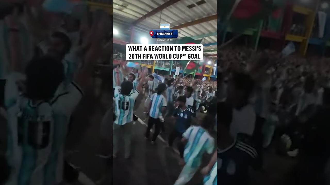 Bangladesh LOVED Messi extending his FIFA World Cup goal record to 20
