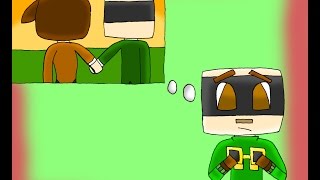 Speed Art - I Miss Those Times... (Minecraft: Story Mode Speed Art)