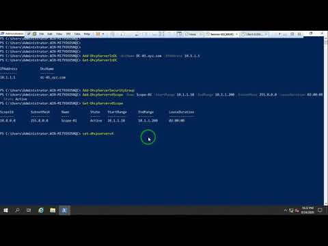 How to Manage Dhcp using Powershell | Netexpertz | Windows Server 2019 |