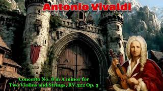 Antonio Vivaldi - Concerto No. 8 in A minor for Two Violins and Strings, RV 522 Op. 3