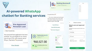 AI-powered WhatsApp chatbot for Banking services