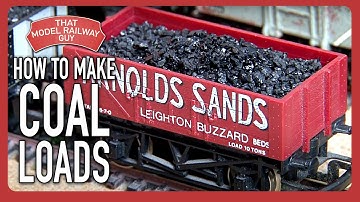How To Make Coal Loads - Model Railway Tutorial