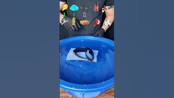 Guess How Many Tissues It Takes to Float on Water! #asmr #experiment #shortsvideo