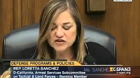 Rep. Loretta Sanchez Presses Armed Services to Support Tactical Air & Land Subcommittee Mark
