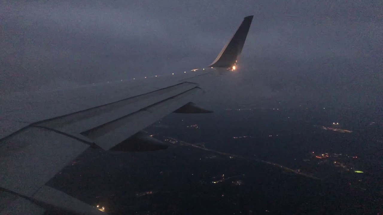 DL1449 Delta 757 night landing at Minneapolis (MSP) from Los Angeles (LAX) 6/10/18 - YouTube