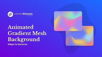How To Create Animated Mesh Gradient Background in Elementor