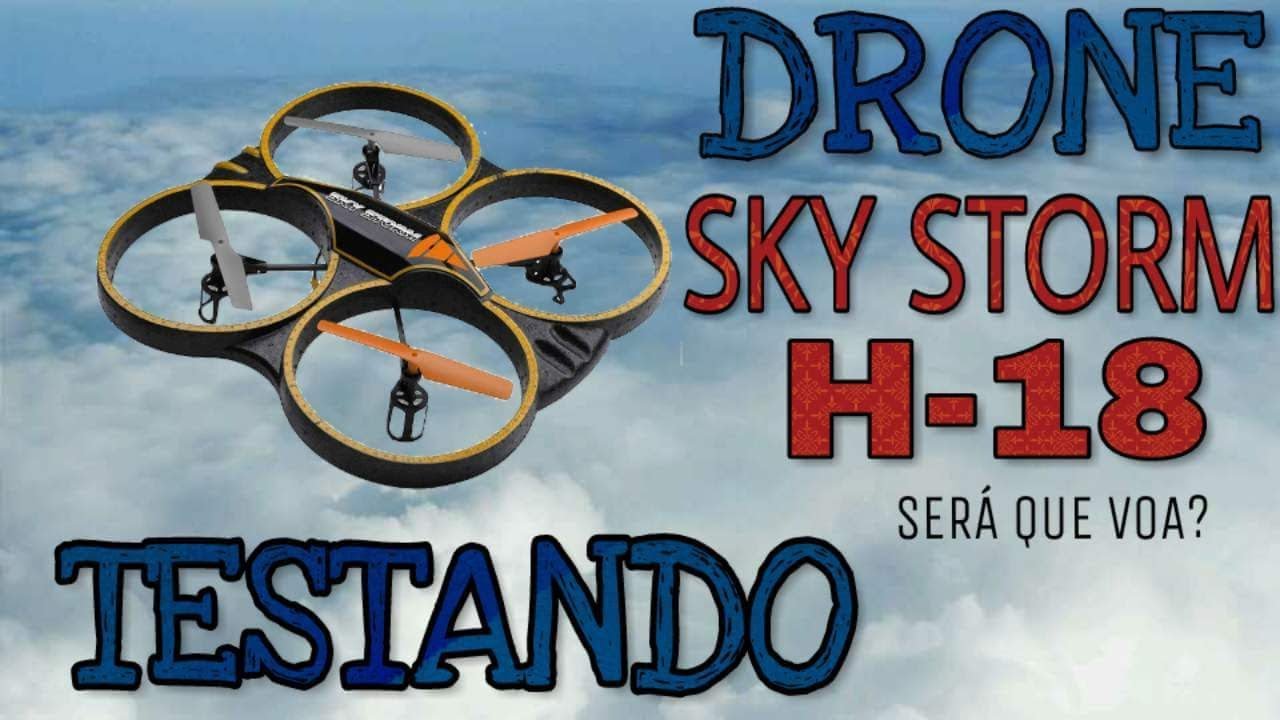 Drone Sky Storm H18 Candide Drones Parque Belém, Francisco