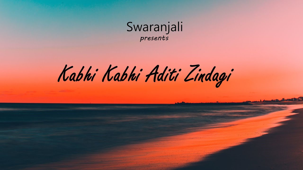 Kabhi Kabhi Aditi Zindagi Jaane Tu Ya Jaane Na ARRahman