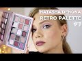 NATASHA DENONA RETRO PALETTE: Свотчи, 5 макияжей, Сравнение с другими палетками