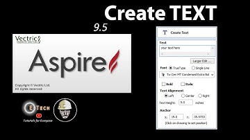 Aspire 9.5- TEXT Adding Tutorial | CNC Wood carving software