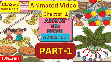 A Day at the Beach || Class 2 Chapter 1 || New NCERT Math textbook ||Part- 1||Joyful Mathematics 2