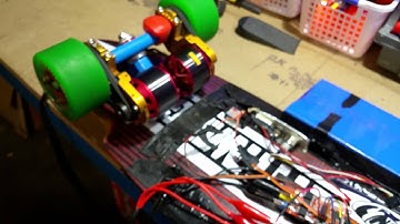 Dual VESC. Bench Test. 10S battery.