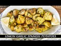 Lemon Garlic Spanish Potatoes | Easy & Delicious Potato Side Dish