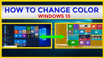 || How To Change Color In Windows 10 Start, Task bar, Title bar || Bangla || 2019 ||