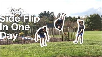 My Side Flip Progression | One Day