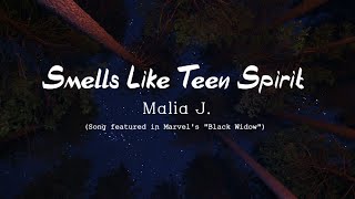 Video thumbnail of "Smells Like Teen Spirit - Malia J. (Lyric Video) featured in Marvel Studios' "Black Widow""