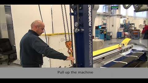 How to install a Masterwrap HD Plus XL semi automatic stretch wrapper