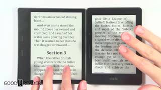 Amazon Kindle Oasis 2017 vs Kindle Voyage - Comparison