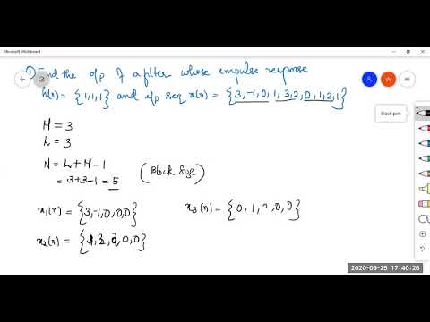 Overlap add and overlap save method - YouTube