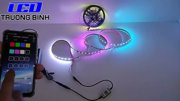 BLE001 ĐIỀU KHIỂN LED FULL MÀU ARGB NEOPIXEL WS2812B WS2811 APP LEDLAMP CHO OTO MOTO