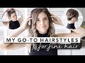 My 3 Go-To Hairstyles! Perfect for Fine Hair