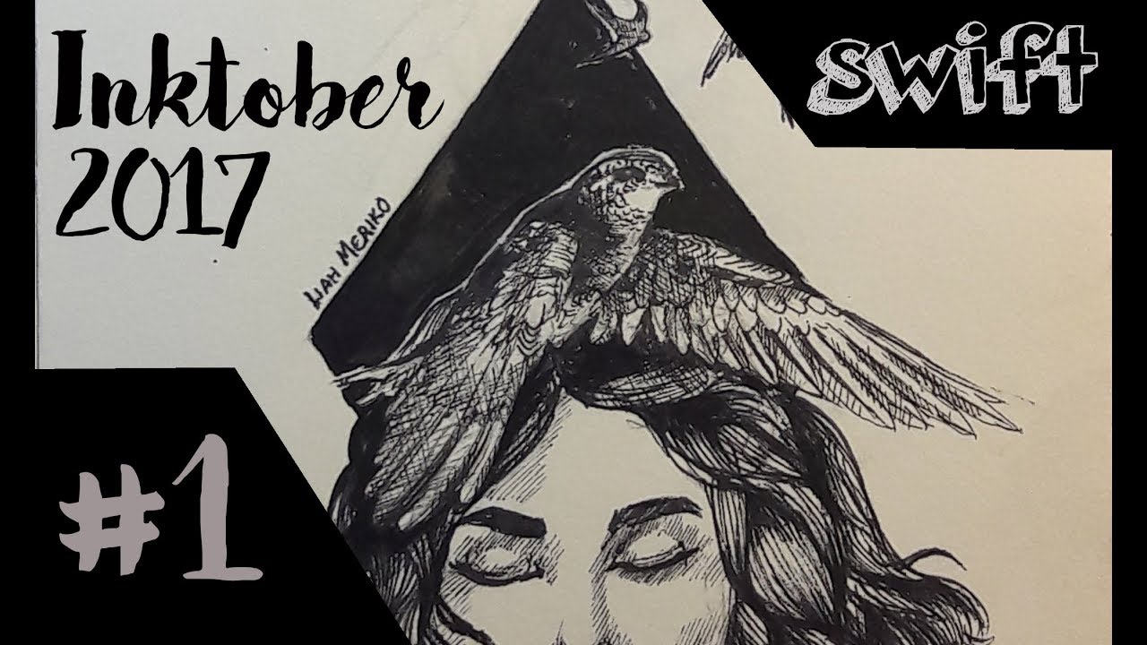 Inktober 2017 Day One: Swift SPEEDPAINT - YouTube