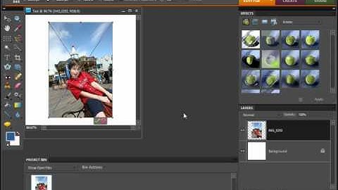 Photoshop Elements 9.0 Tutorial Placing Files Adobe Training Lesson 4.5